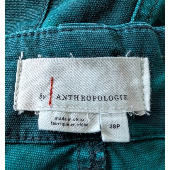 Anthropologie Size 28P Austin Cargo Pants Camo Straight Leg Cropped - Picture 4 of 11